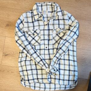 Current Elliot plaid Button-Up Shirt size 2 (small/medium)